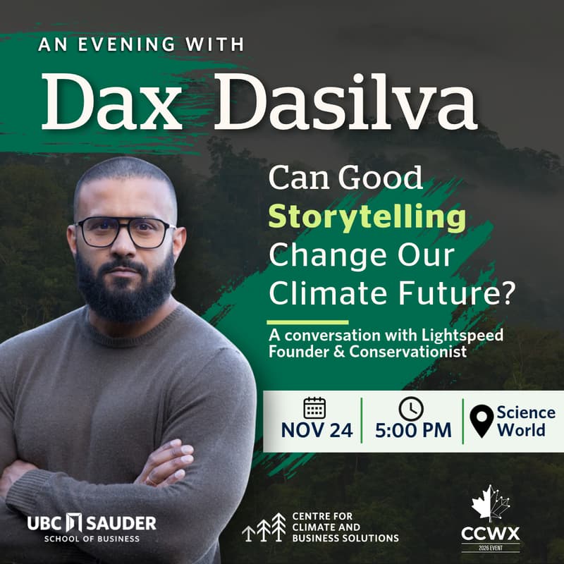 Cover Image for Can Good Storytelling Change Our Climate Future? A Conversation with Dax Dasilva