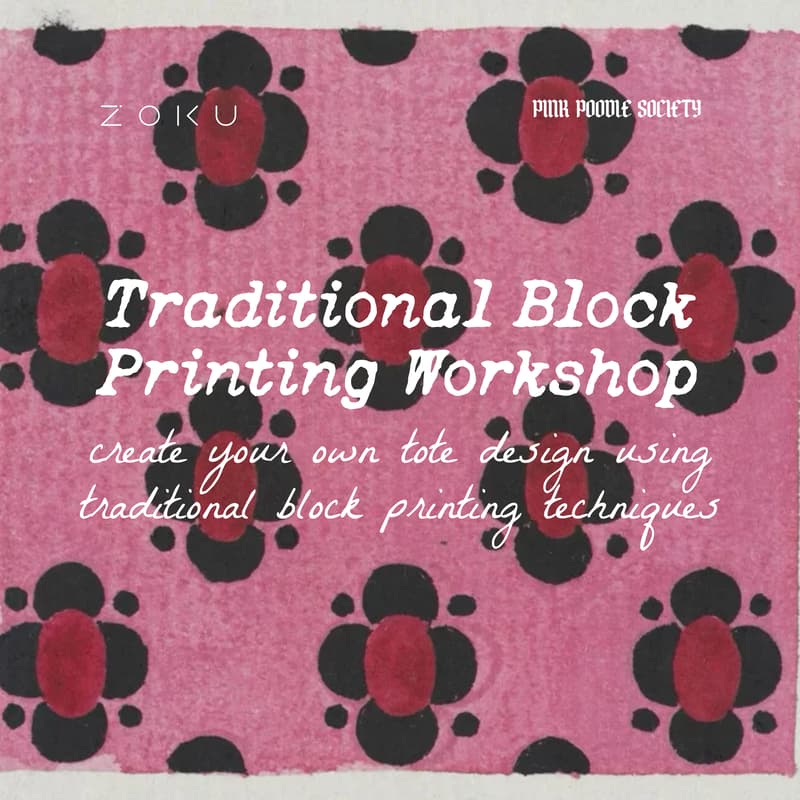 Cover Image for AMSTERDAM | Traditional Block Printing with Sweta Pandey