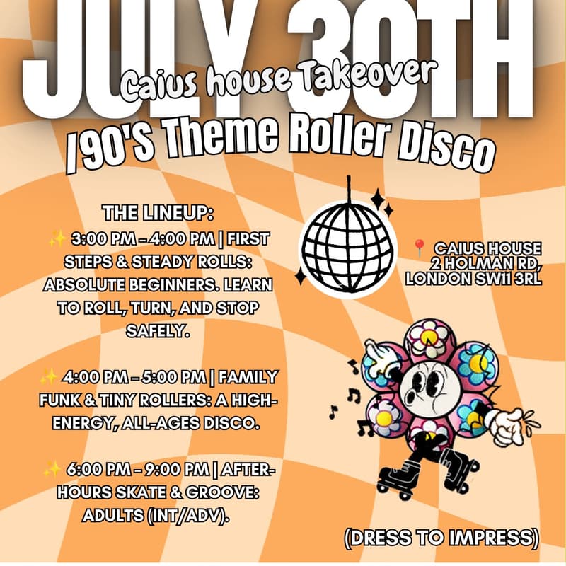 Cover Image for Caius House 90’s Roller Disco