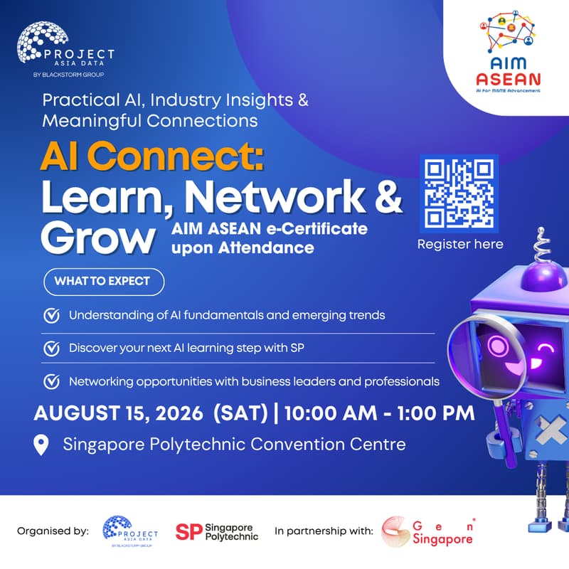 Cover Image for AI Connect: Learn, Network & Grow – AIM ASEAN Certification