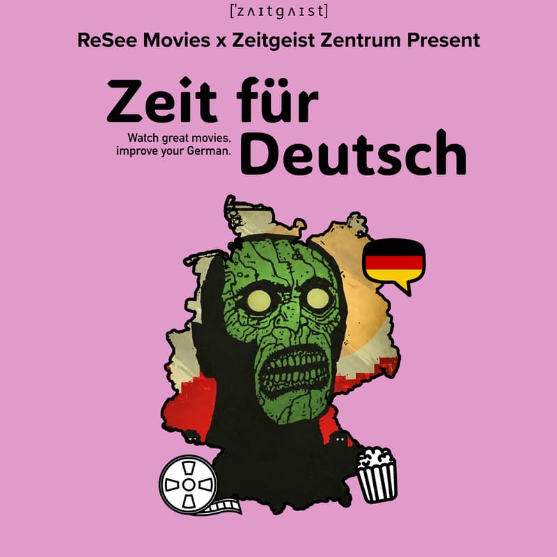 Cover Image for Zeit für Deutsch - German Movie Night & Language Practice - The Halloween Edition! 🧟‍♀️🗣️🇩🇪