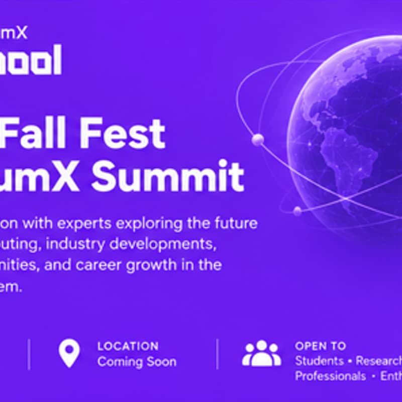 Cover Image for Qiskit Fall Fest: QuantumX Summit