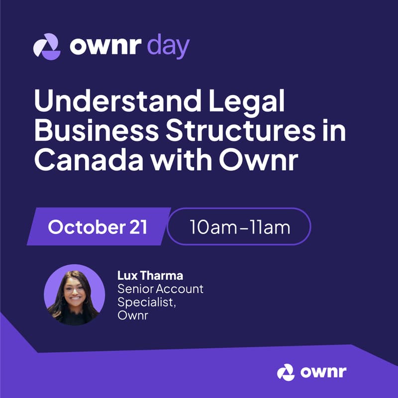 Cover Image for Understand Legal Business Structures in Canada with Ownr