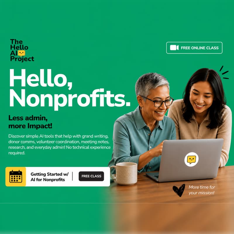 Cover Image for Hello, AI - Getting Started with AI for Nonprofits