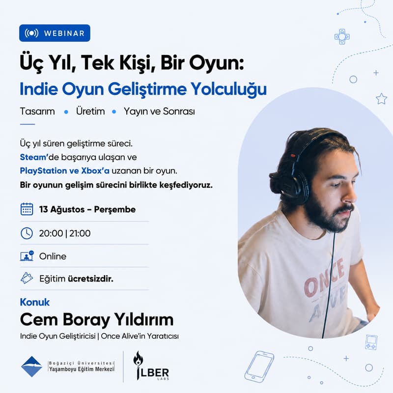 Cover Image for Üç Yıl, Tek Kişi, Bir Oyun: Indie Oyun Geliştirme