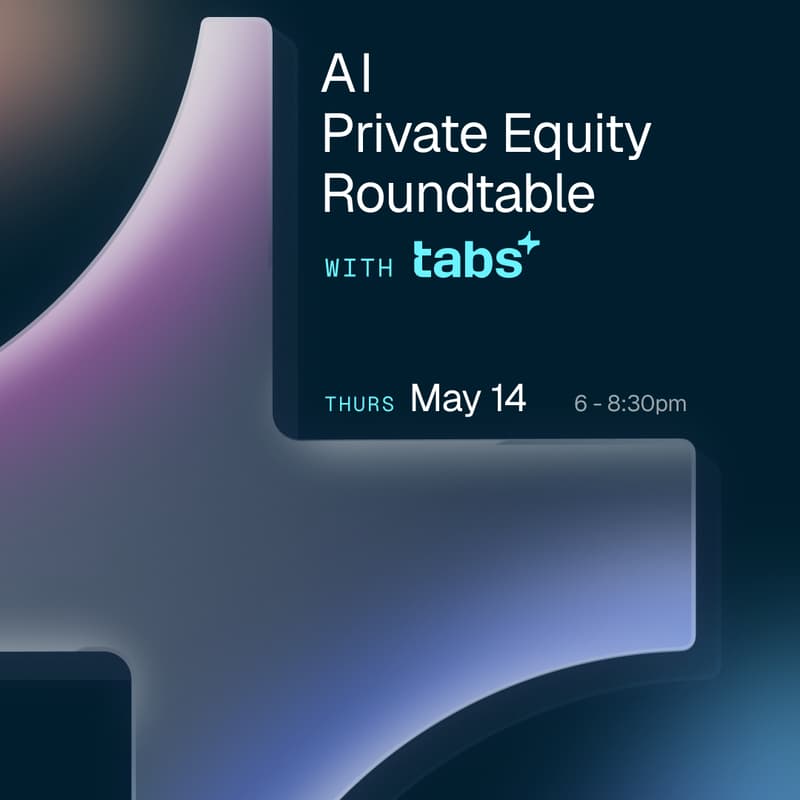 Cover Image for AI Private Equity Roundtable with Tabs