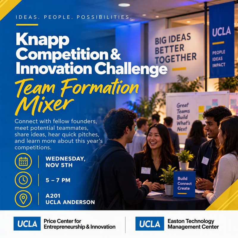 Cover Image for Knapp Competition and Innovation Challenge Mixer