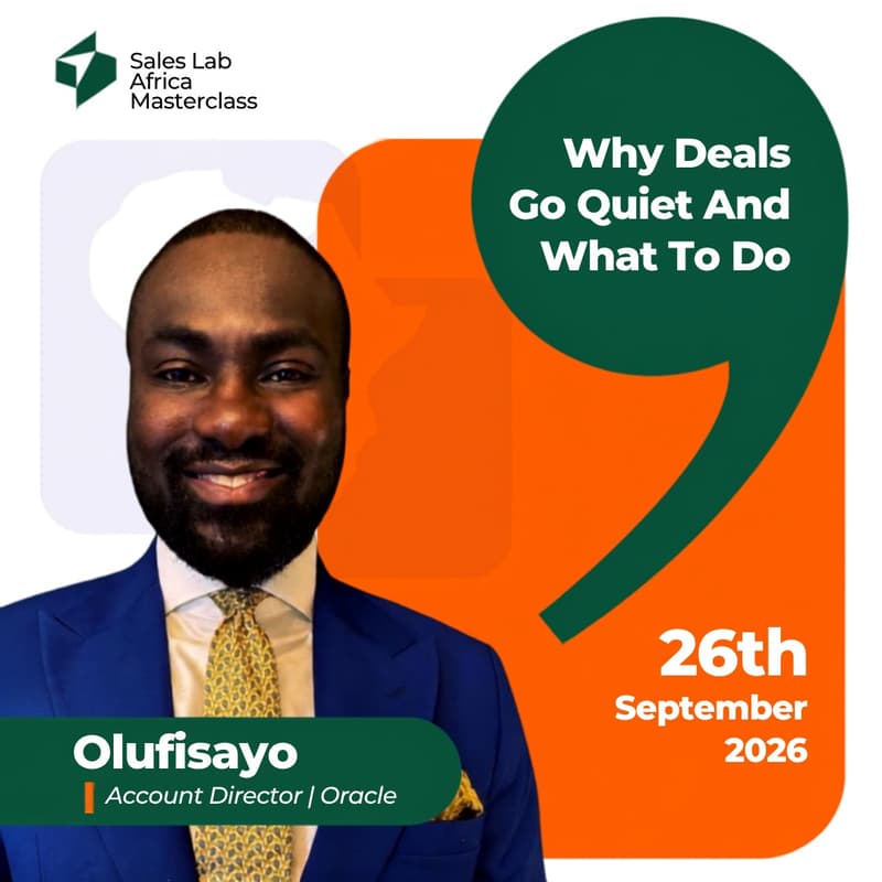 Cover Image for Why Deals Go Quiet and What to Do with Olufisayo Akinleye