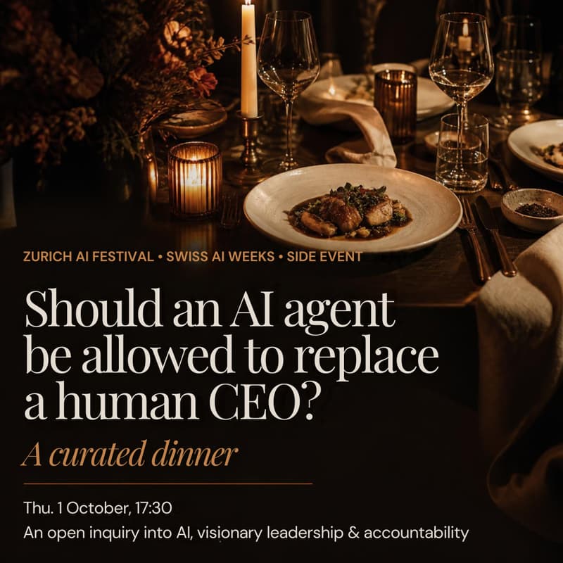 Cover Image for Zurich AI Week: Executive Dinner