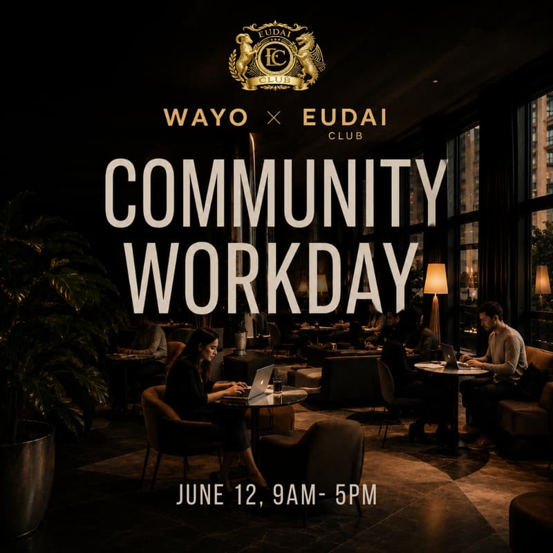 Cover Image for EUDAI X WAYO: Community Workday