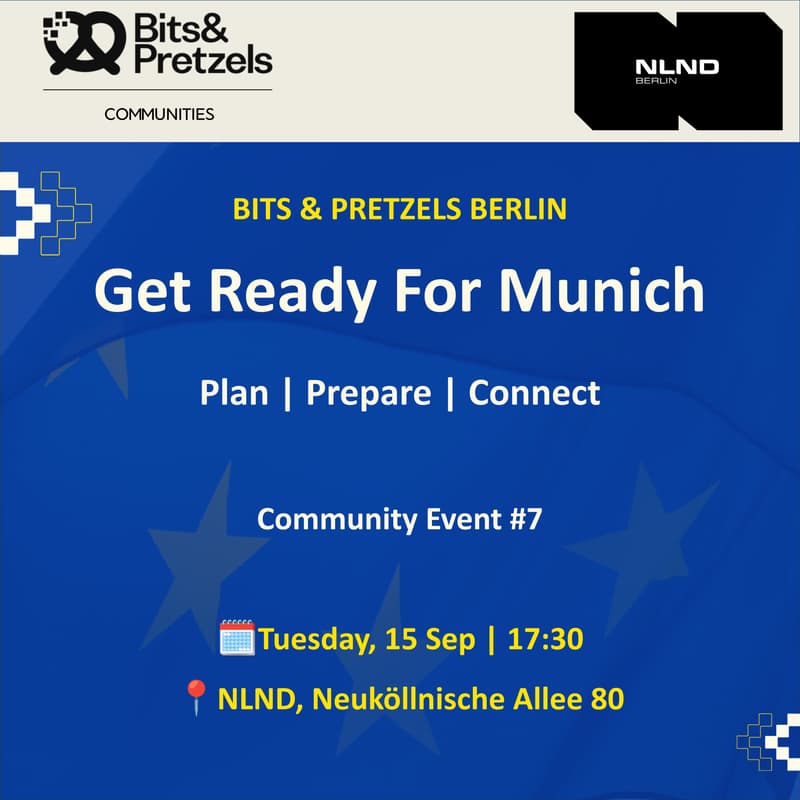 Cover Image for Bits & Pretzels Berlin Community Event #7: Prepare for Bits26