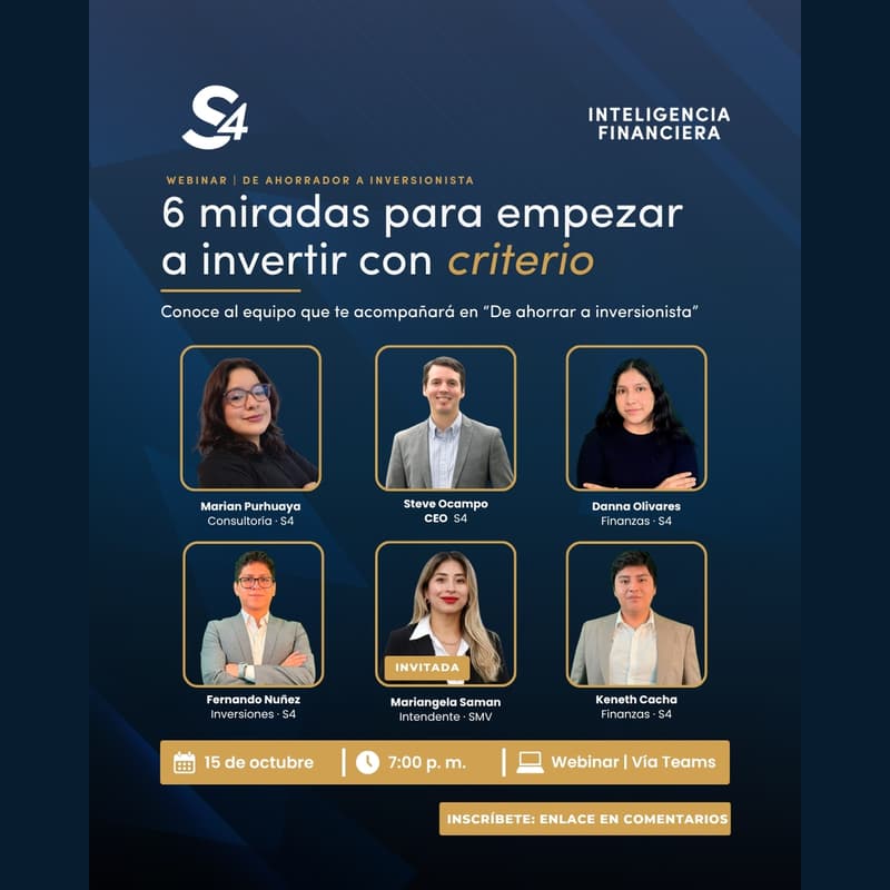 Cover Image for De ahorrador a inversionista: Cómo empezar a decidir con inteligencia financiera