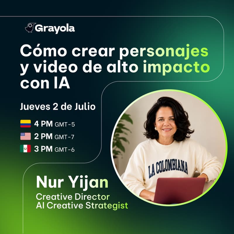 Cover Image for Cómo crear personajes y videos con IA. Evento exclusivo para creativos