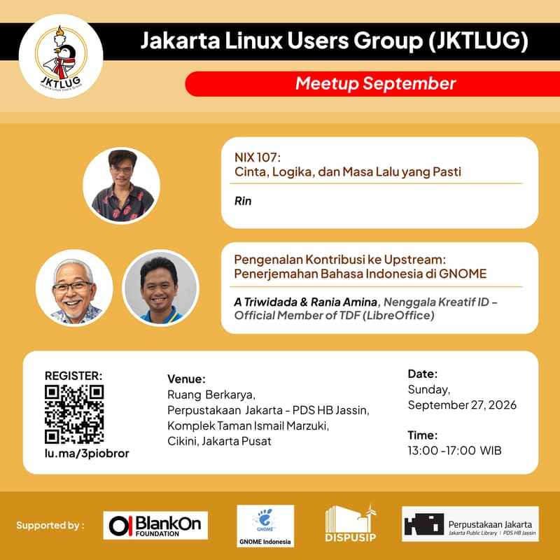 Cover Image for JKTLUG September Meetup