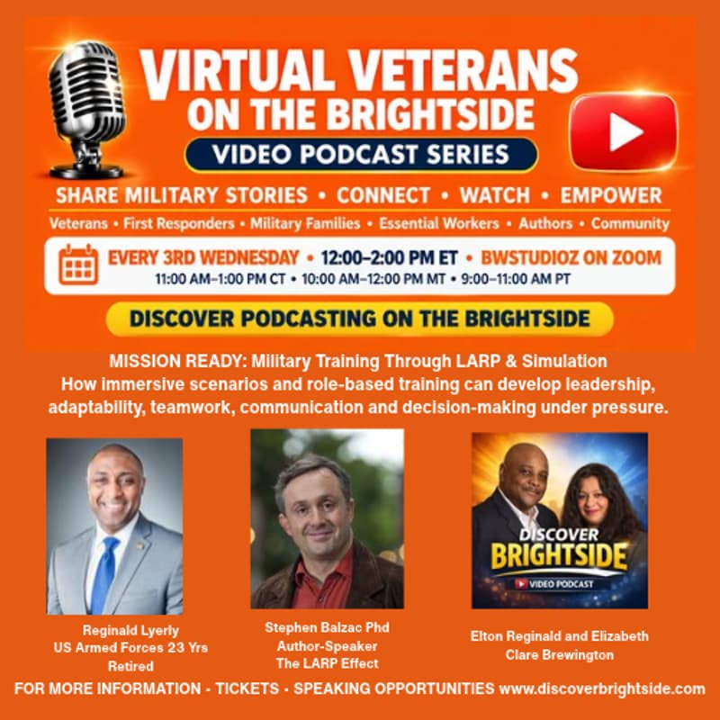 Cover Image for Veterans On The Brightside Discover Podcasting On The Brightside