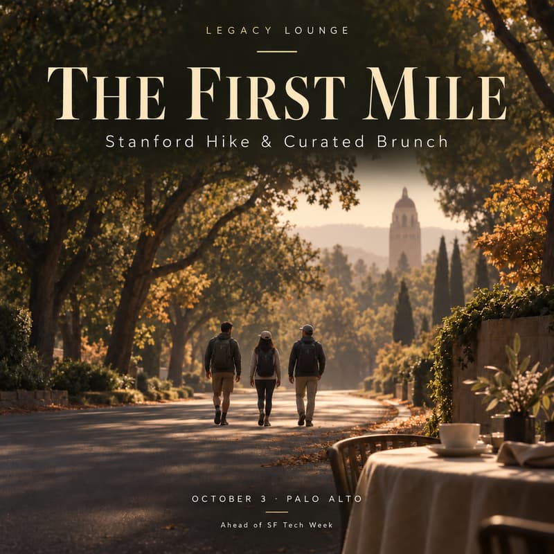 Cover Image for Legacy Lounge: The First Mile | Stanford Hike & Brunch