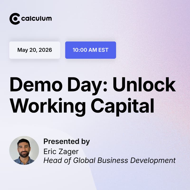 Cover Image for Demo Day: Unlock Working Capital