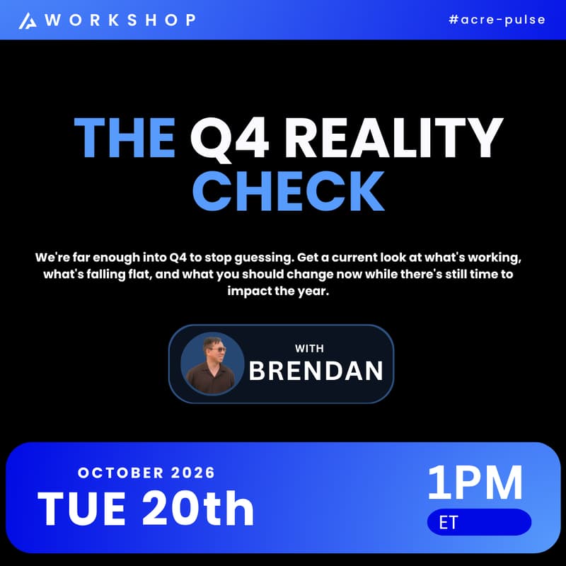 Cover Image for ACRE Pulse: The Q4 Reality Check