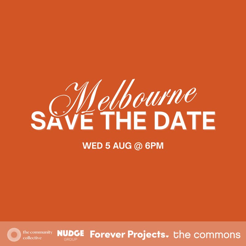 Cover Image for 🏵 Melbourne: Save The Date