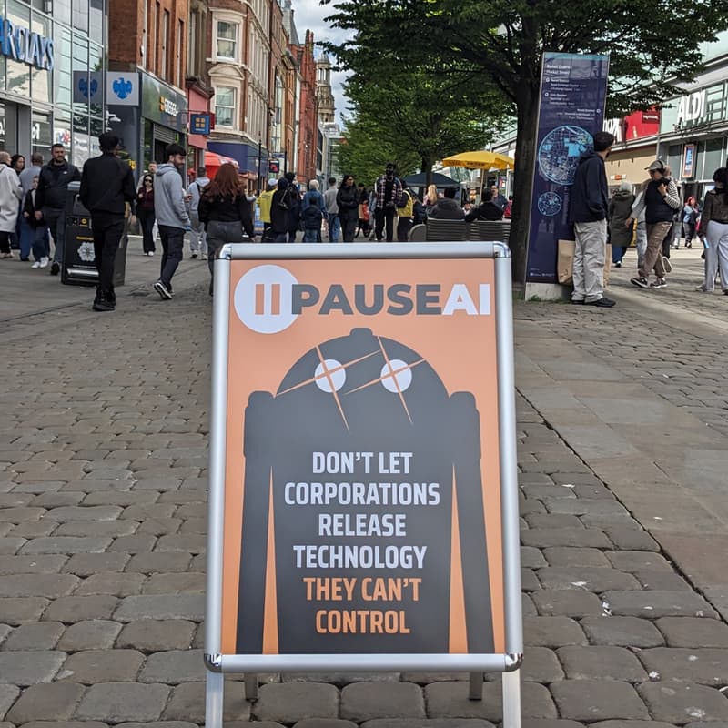 Cover Image for PauseAI Manchester Flyering