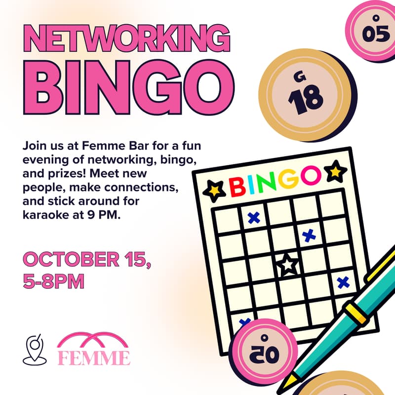 Cover Image for Networking Bingo Night