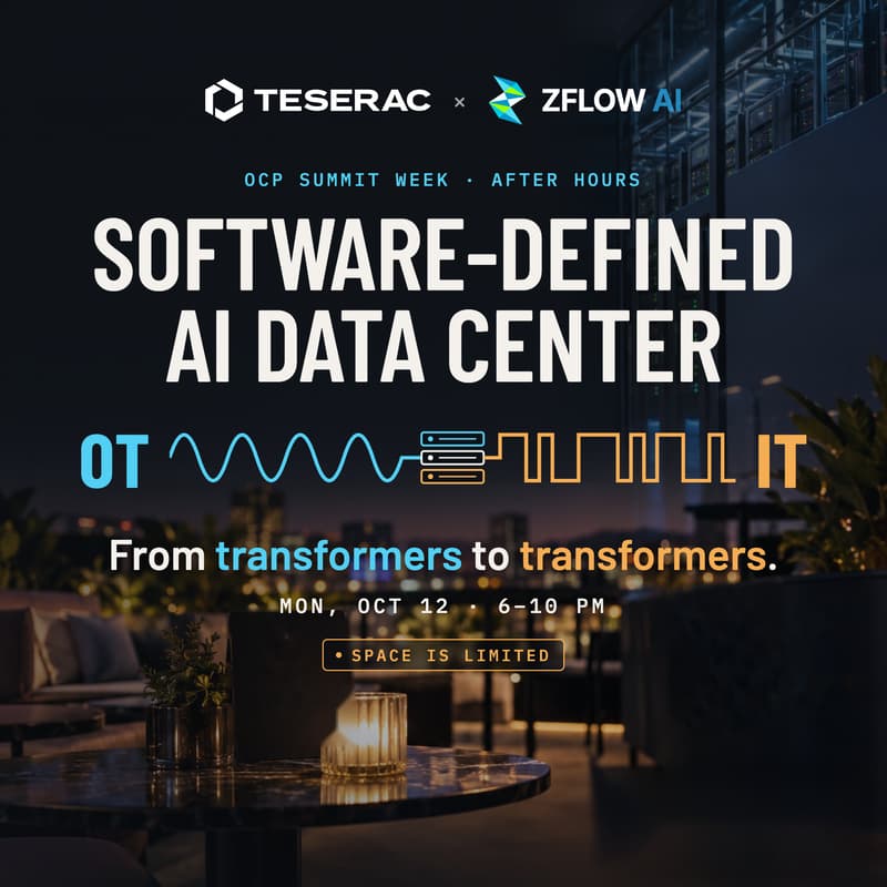Cover Image for TESERAC × ZFLOW AI | OCP After Hours