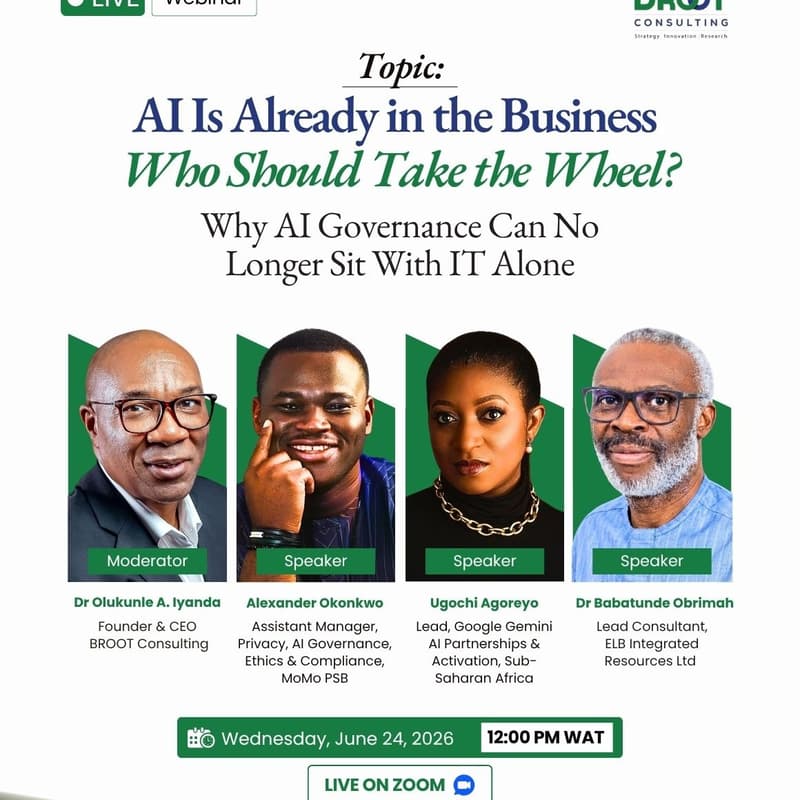 Cover Image for AI Is Already in the Business. Who Should Take the Wheel?: Why AI governance can no longer sit with IT alone.