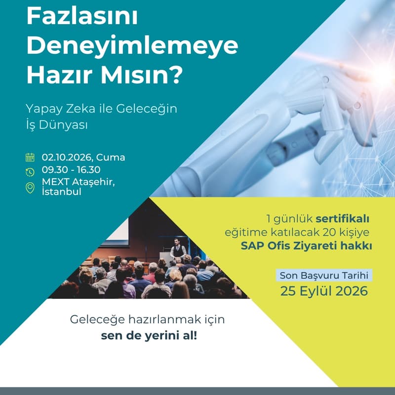 Cover Image for Yapay Zekâ ile Geleceğin İş Dünyası Programı Başvuru Formu