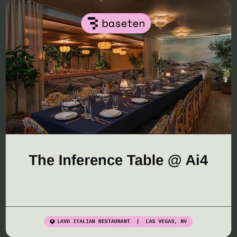 Cover Image for The Inference Table @ Ai4