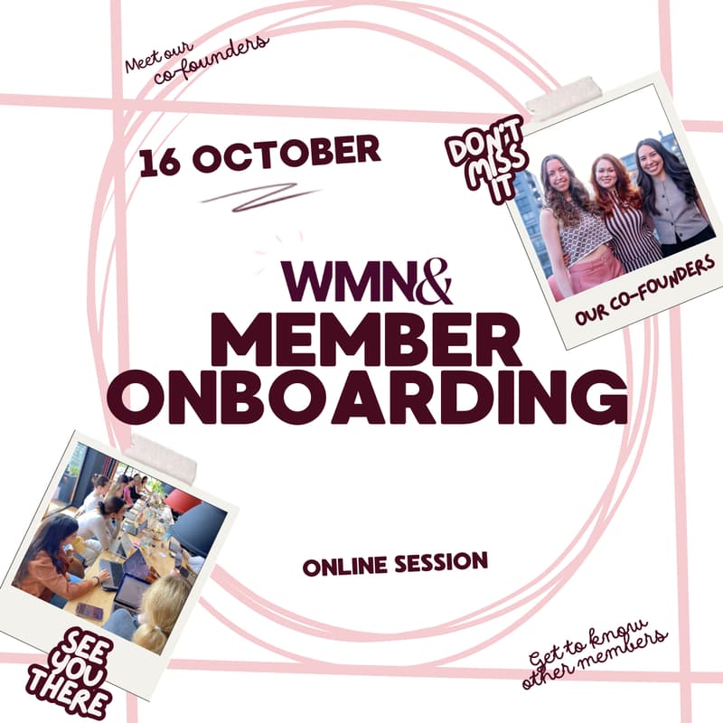 Cover Image for Member Onboarding Session (WMN& Members Only)