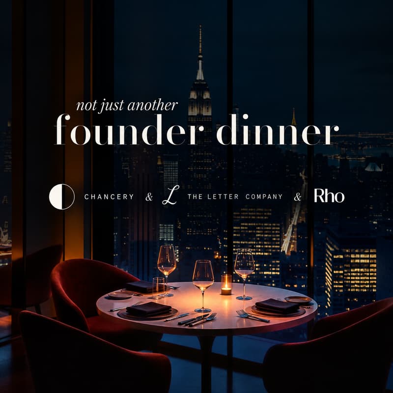 Cover Image for (not just another) founder dinner.