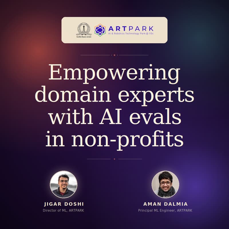 Cover Image for Empowering domain experts with AI evals in non-profits