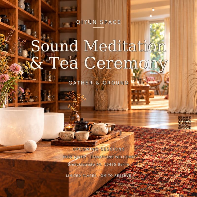 Cover Image for Sound Meditation & Tea Ceremony