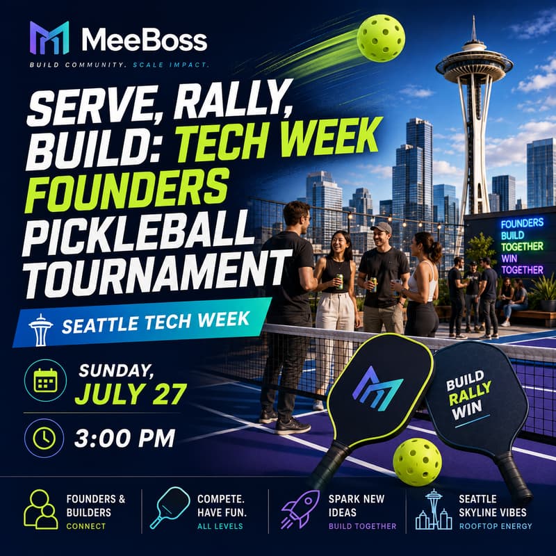 Cover Image for Serve, Rally, Build: Tech Week Founders Pickleball Tournament