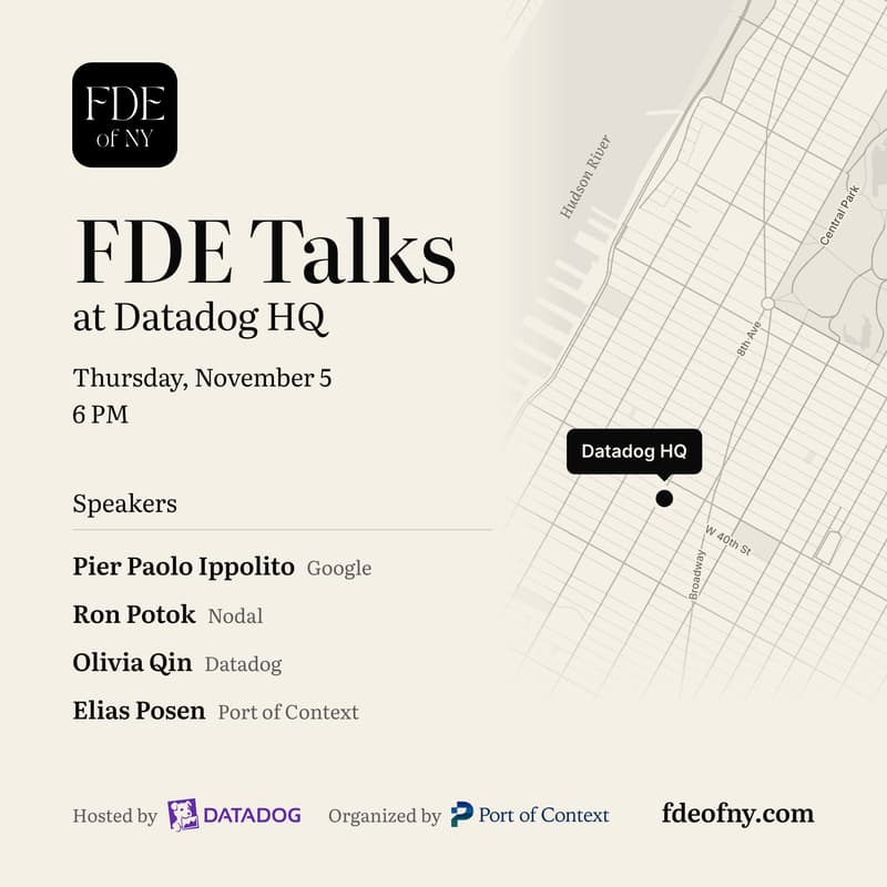 Cover Image for FDE of NY Talks at Datadog