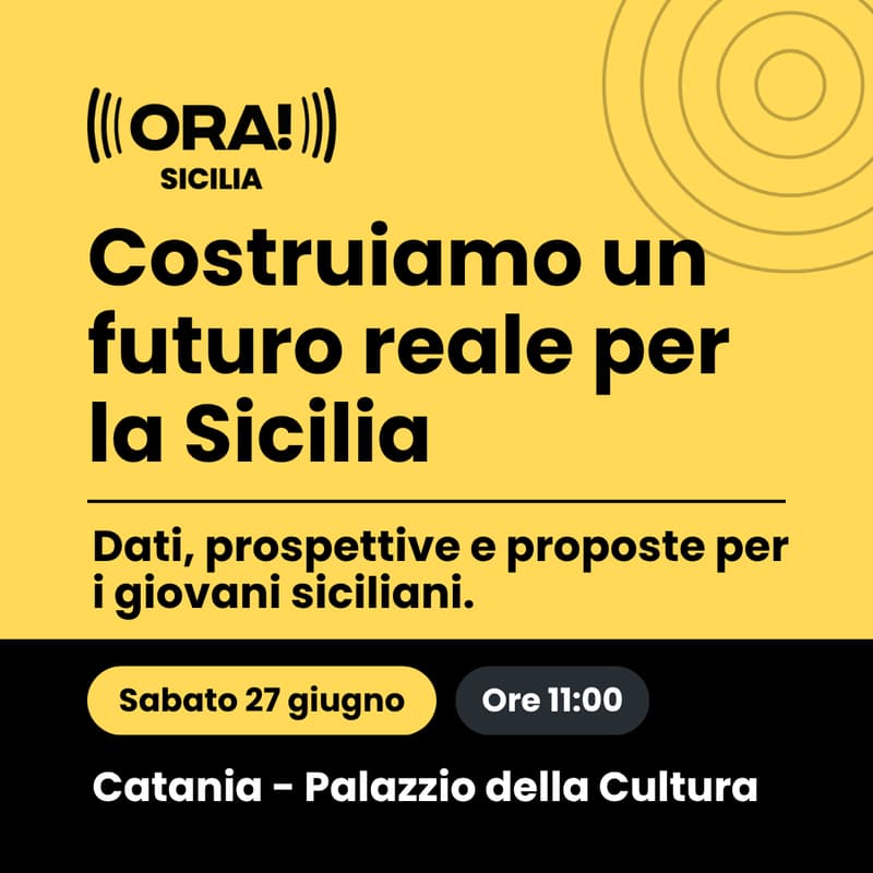 Cover Image for Costruiamo un futuro reale per la Sicilia