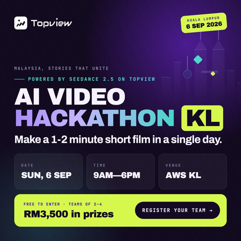 Cover Image for AI Video Hackathon KL 2026