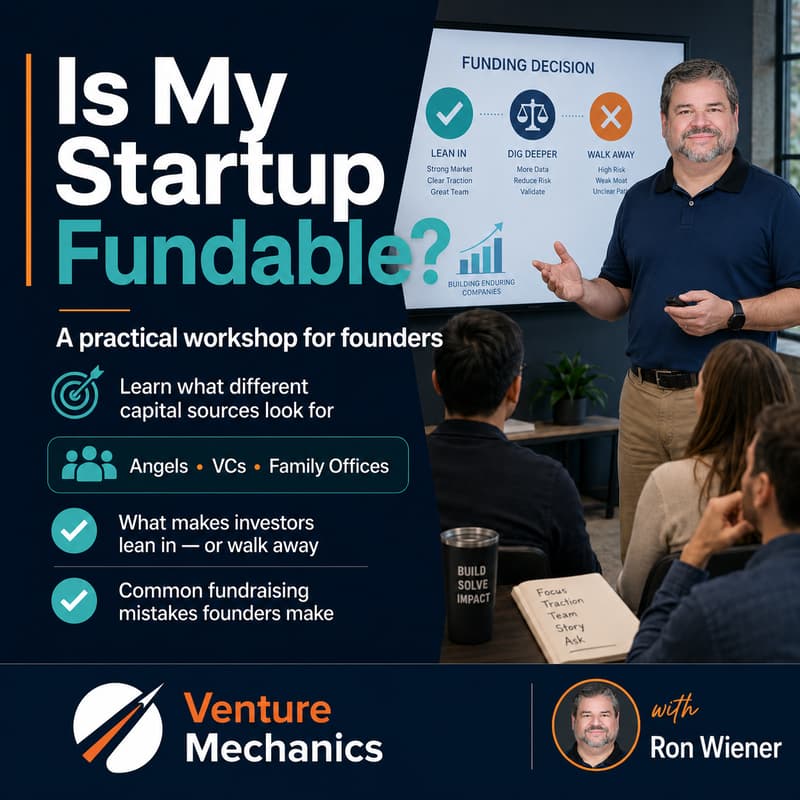 Cover Image for Is My Startup Fundable?