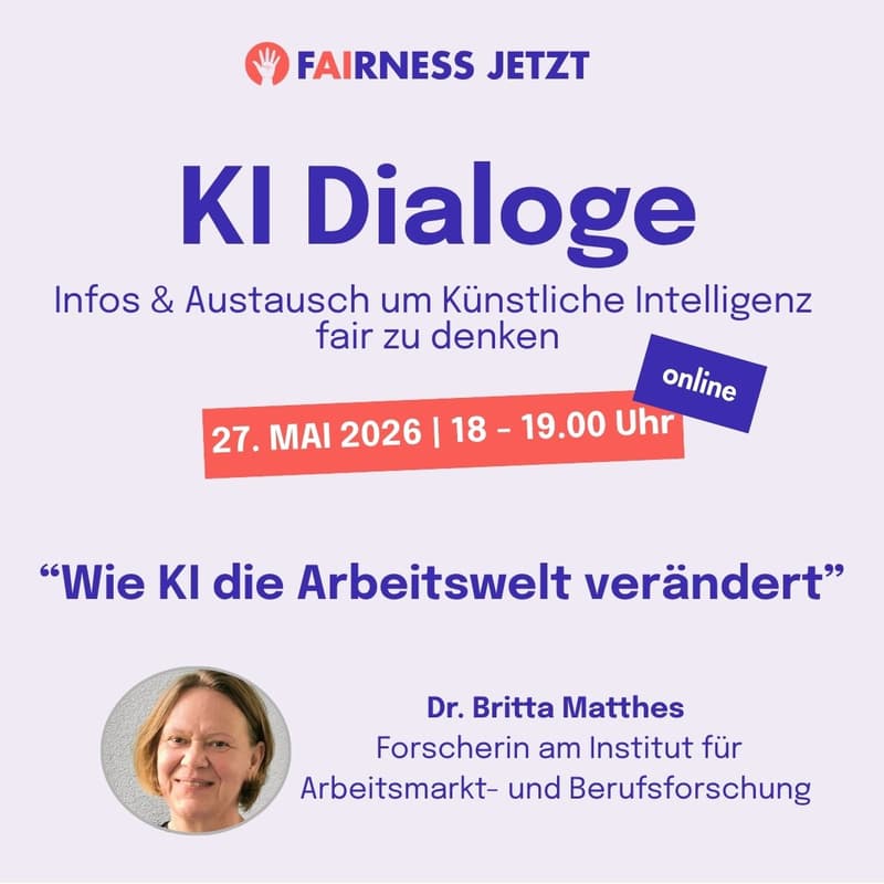 Cover Image for KI Dialoge - Infos und Austausch um KI fair zu denken