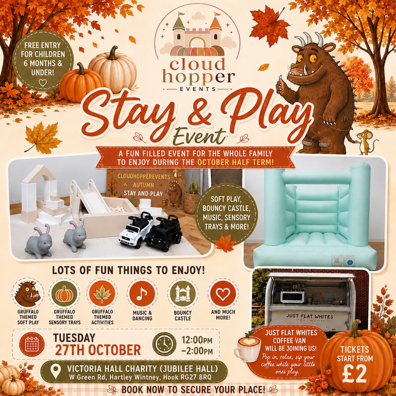 Cover Image for Cloudhopperevents Autumn Stay &Play