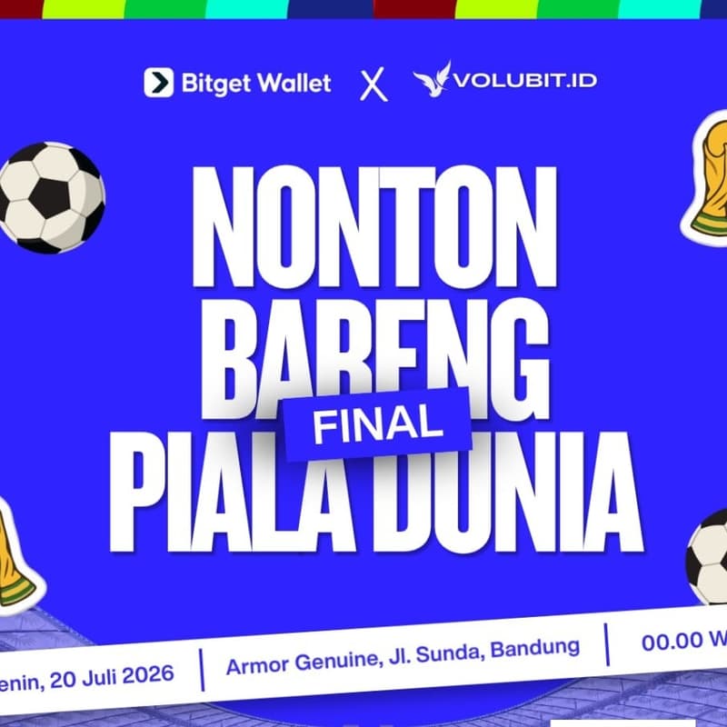 Cover Image for Nonton Bareng Piala Dunia 2026 with Bitget Wallet
