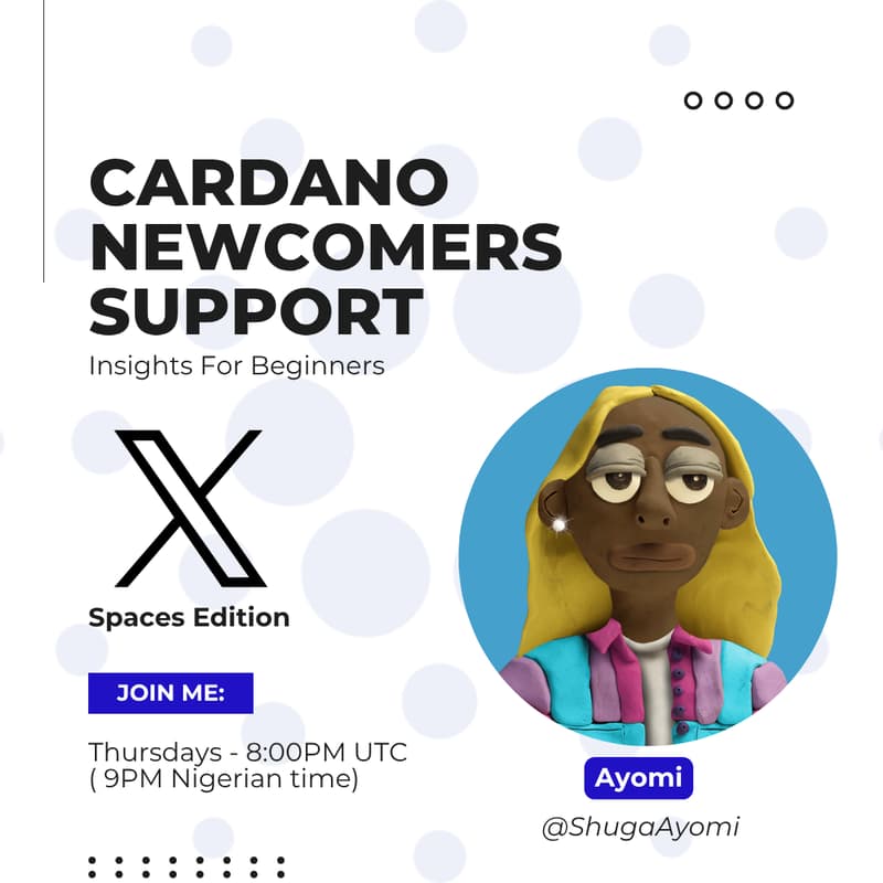 Cover Image for Cardano Newcomers X Space || Ep. 78
