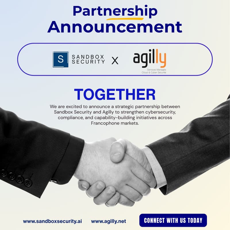 Cover Image for Join us for a free Consultation - SandBox Security X Agilly