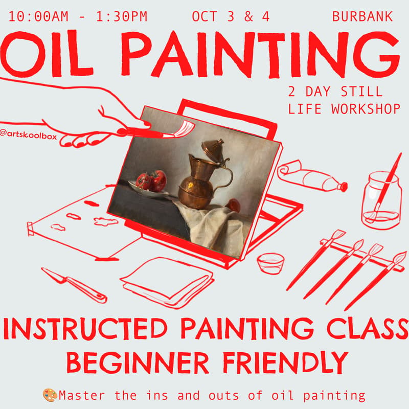 Cover Image for Oil Painting 2-Day Series - Still Life