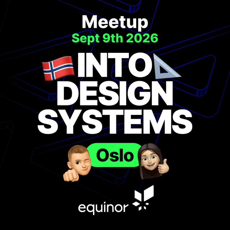 Cover Image for Into Design Systems at Equinor - Oslo, Norway