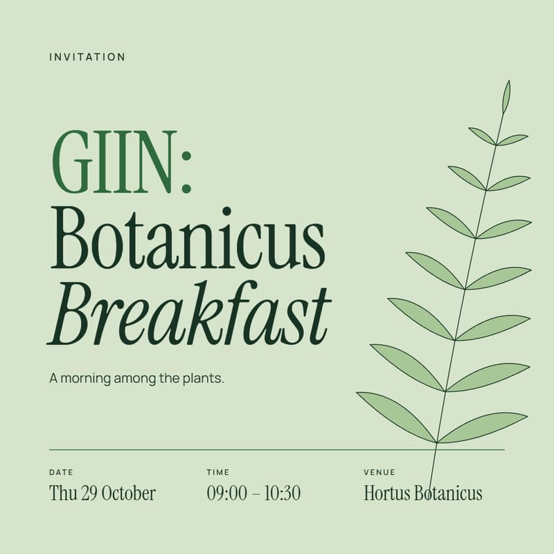 Cover Image for GIIN: Botanicus Breakfast