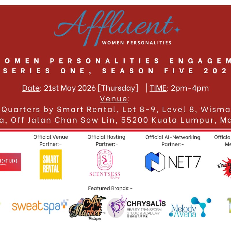 Cover Image for Affluent Women Personalities Engagement Series One, Season Five 2026