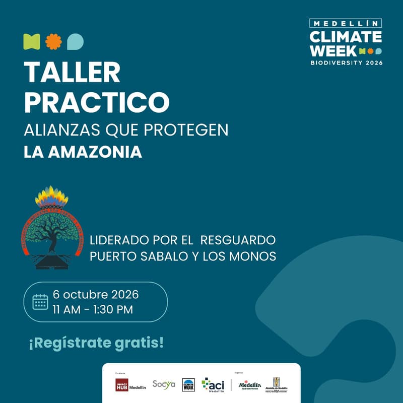 Cover Image for Taller práctico: Alianzas que protegen la amazonia, liderado por el Resguardo Puerto Zabalo y Los Monos.