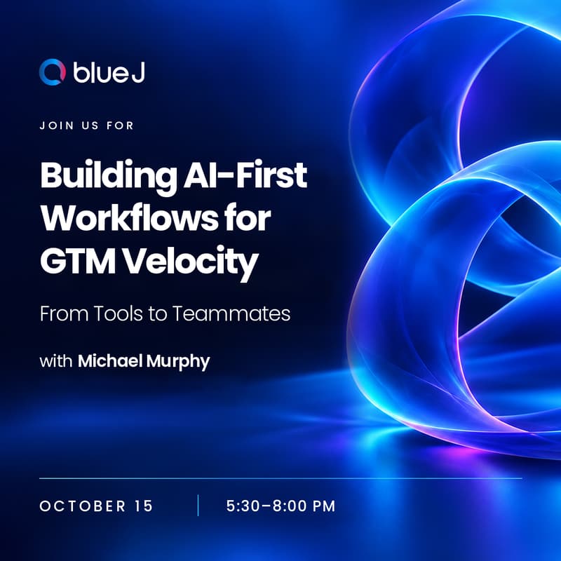 Cover Image for Blue J Presents: The GTM Meetup