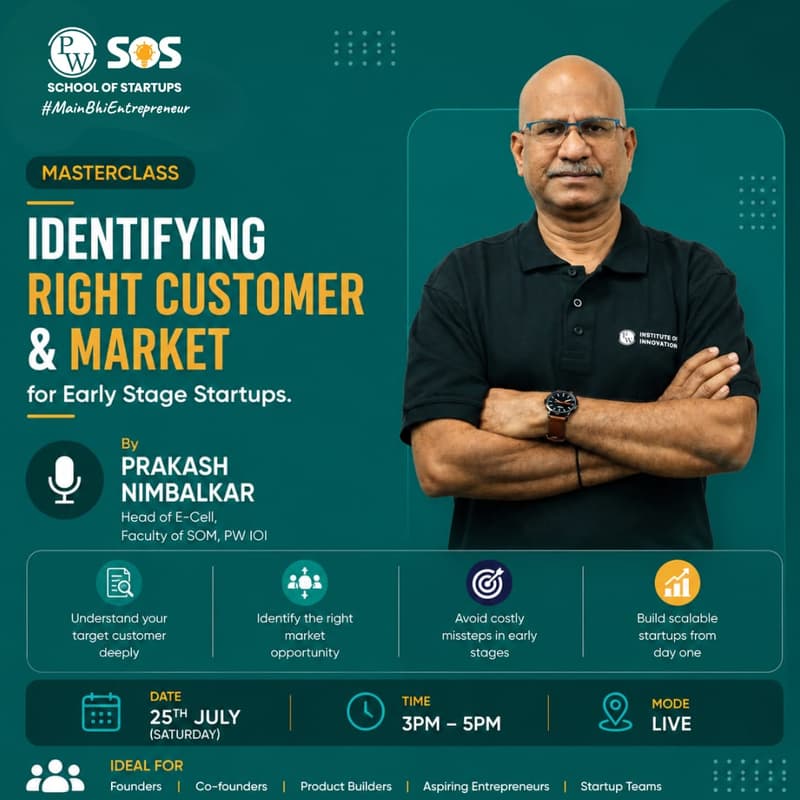 Cover Image for Identifying the Right Customer & Market for Early-Stage Startups